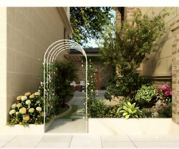 Modern Courtyard/landscape-ID:588700826