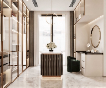 Modern Clothes Storage Area-ID:955269393