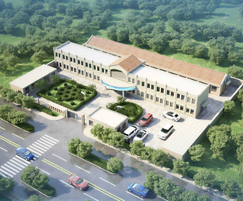 Modern Architectural Bird's-eye View Planning-ID:209909929