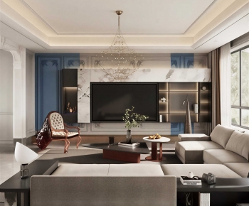 European Style A Living Room-ID:977235082