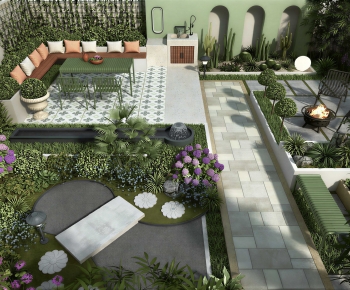 Modern Courtyard/landscape-ID:440628051