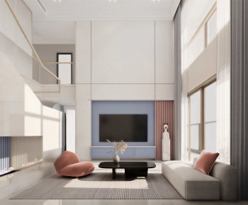 Modern A Living Room-ID:883862972