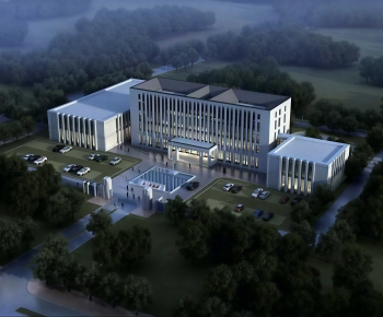 Modern Public Building-ID:529248959