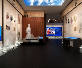 New Chinese Style Exhibition Hall-ID:981779105