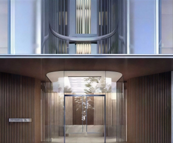 Modern Facade Element-ID:445966014