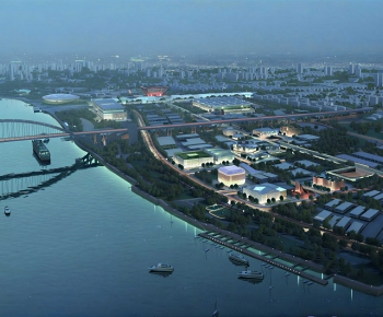Modern Architectural Bird's-eye View Planning-ID:809629063