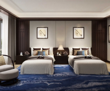 New Chinese Style Bedroom-ID:380719908
