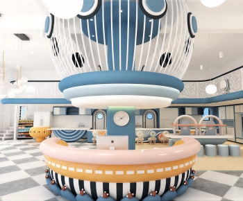 Modern Children's Reading Room-ID:481945999