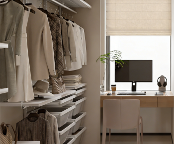 Modern Clothes Storage Area-ID:718730932