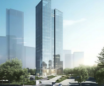 Modern Appearance Of Commercial Building-ID:352020988