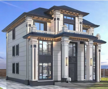 New Chinese Style Detached Villa-ID:391472105