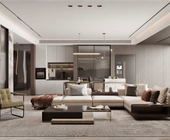 Modern A Living Room-ID:583522088