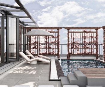 Modern Balcony-ID:848170044