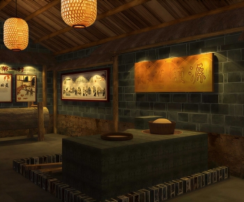 New Chinese Style Exhibition Hall-ID:221998931