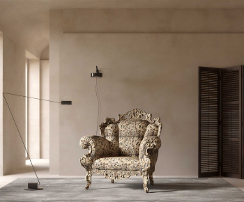 American Style Single Sofa-ID:139920009