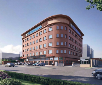 Modern Appearance Of Commercial Building-ID:870259054