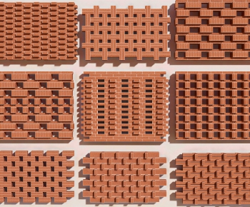 Modern Cement Brick Screen Partition-ID:439690116
