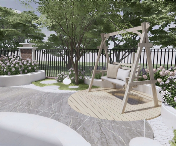 Modern Courtyard/landscape-ID:908238979