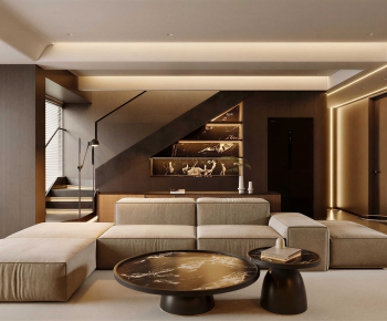Modern A Living Room-ID:129095086