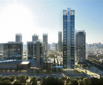 Modern Appearance Of Commercial Building-ID:143508966