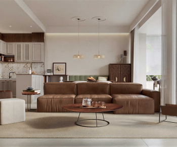 Modern A Living Room-ID:851454975