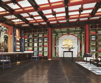 Chinese Style A Living Room-ID:580224042