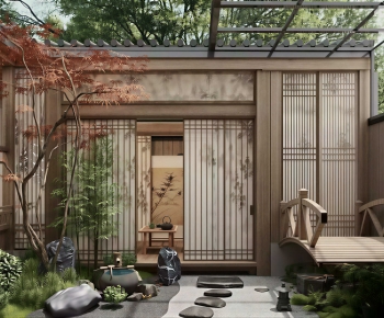 New Chinese Style Courtyard/landscape-ID:240973956