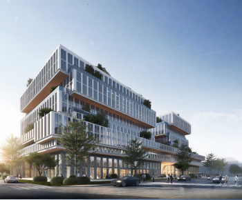 Modern Appearance Of Commercial Building-ID:385440118