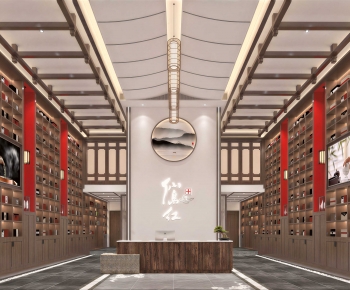 New Chinese Style Retail Stores-ID:429661995
