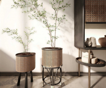 Modern Ground Green Plant Potted Plants-ID:725745926
