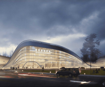 Modern Architecture Of Artistic Style-ID:564340119