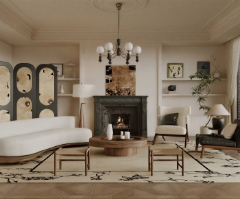French Style A Living Room-ID:500952968
