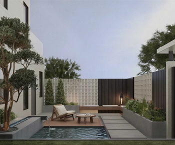 Modern Courtyard/landscape-ID:601670736