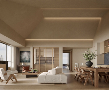 Wabi-sabi Style A Living Room-ID:925352105