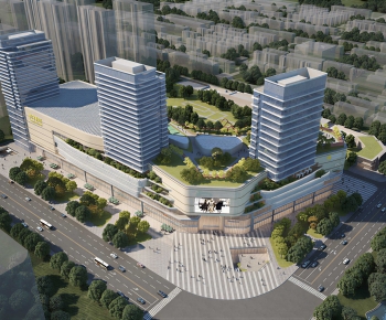 Modern Architectural Bird's-eye View Planning-ID:406601913