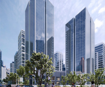 Modern Appearance Of Commercial Building-ID:314347988