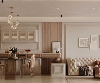 Simple European Style A Living Room-ID:305680043