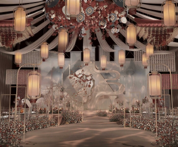 New Chinese Style Banquet Hall-ID:808150051