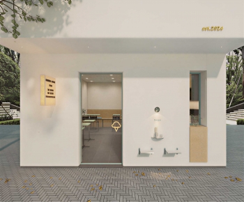 Modern Facade Element-ID:808852913