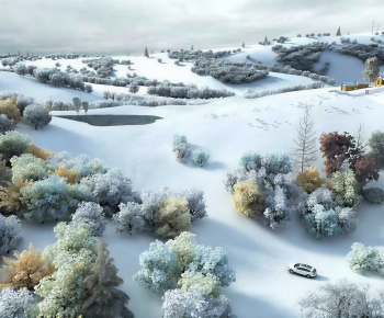 Modern Park Landscape-ID:486579904
