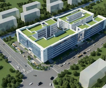 Modern Architectural Bird's-eye View Planning-ID:544049022