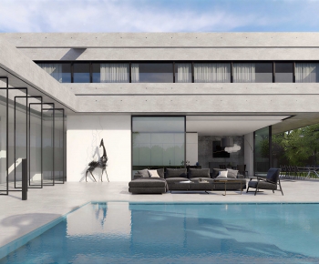 Modern Swimming Pool-ID:964179043