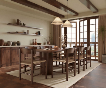 Japanese Style Dining Room-ID:781256914