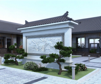 New Chinese Style Courtyard/landscape-ID:358580114