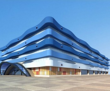 Modern Architecture Of Artistic Style-ID:380327949