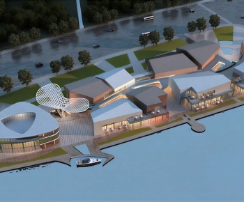 Modern Architectural Bird's-eye View Planning-ID:829473024