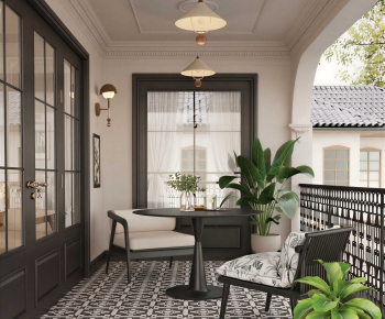 French Style Balcony-ID:428858046