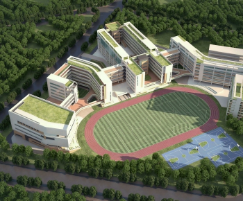 Modern Architectural Bird's-eye View Planning-ID:627068042