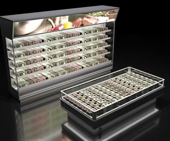 Modern Refrigerator Freezer-ID:370732073