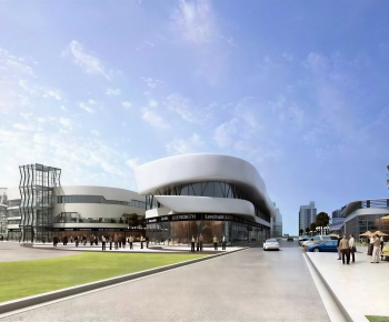 Modern Appearance Of Commercial Building-ID:172050958